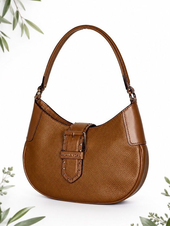 Michael Kors Handbags - MICHAEL KORS Brown Leather Shoulder Handbag NWT